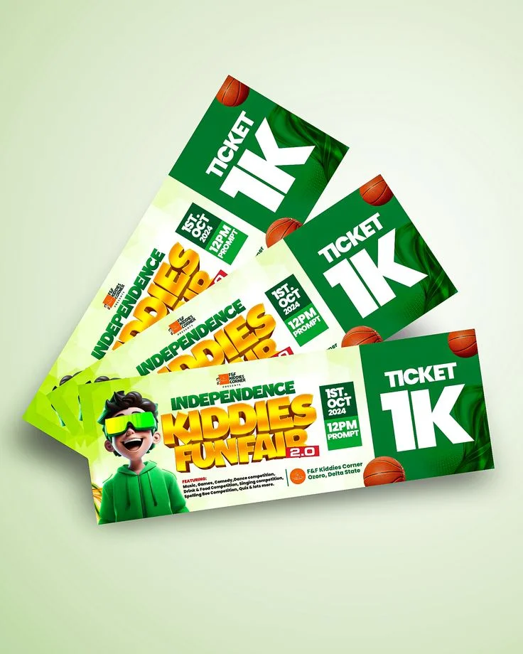 custom event ticket print Design 3